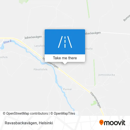 Ravasbackavägen map