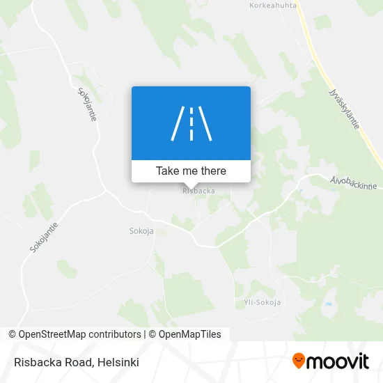 Risbacka Road map