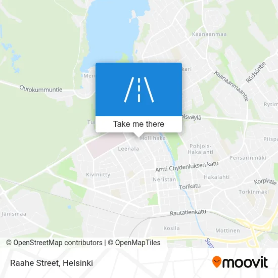 Raahe Street map