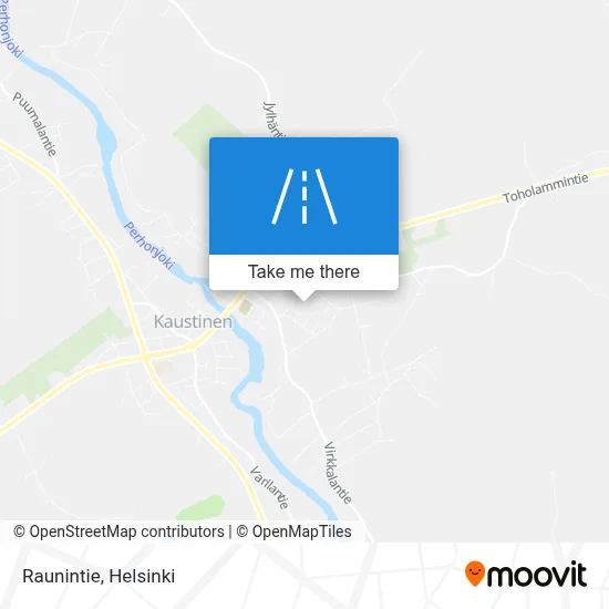 Raunintie map