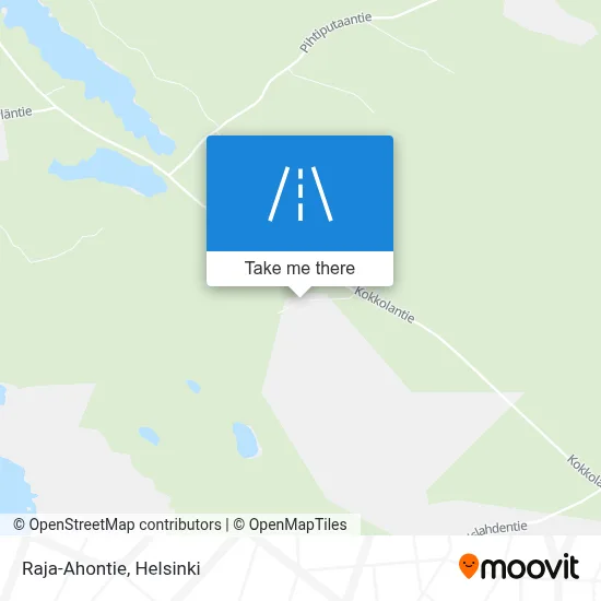 Raja-Ahontie map