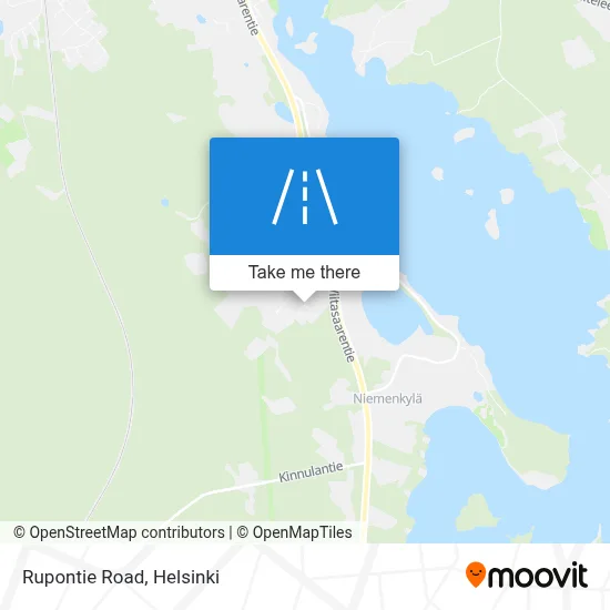 Rupontie Road map