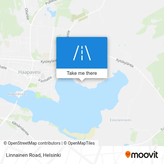 Linnainen Road map