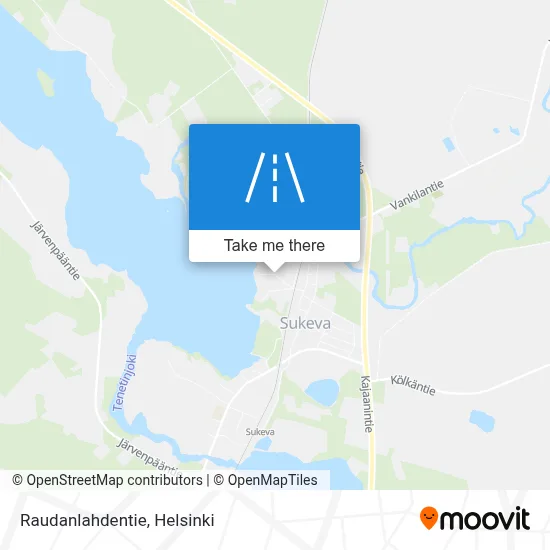 Raudanlahdentie map