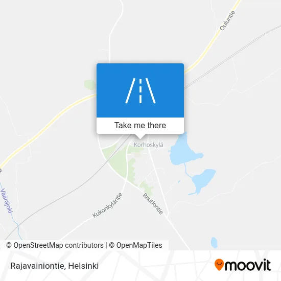 Rajavainiontie map