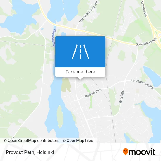 Provost Path map