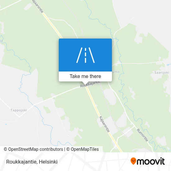 Roukkajantie map