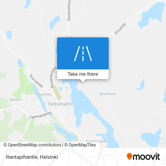 Rantapihantie map