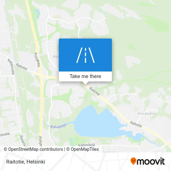 Raitotie map