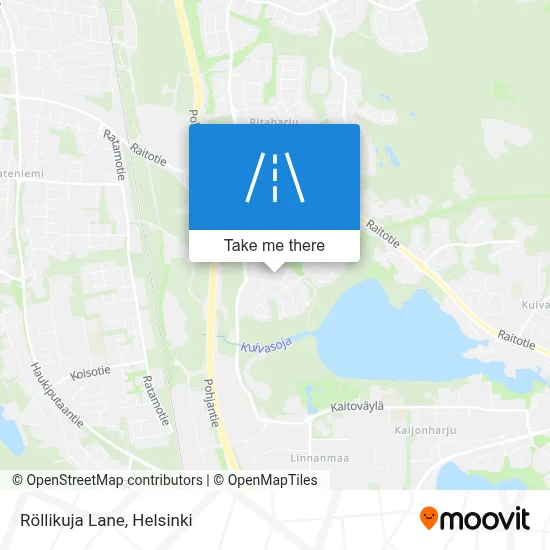 Röllikuja Lane map