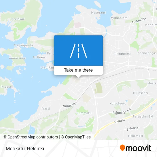 Merikatu map