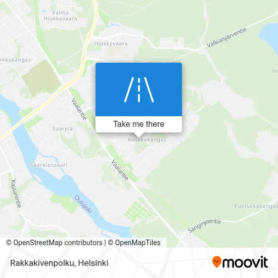 Rakkakivenpolku map