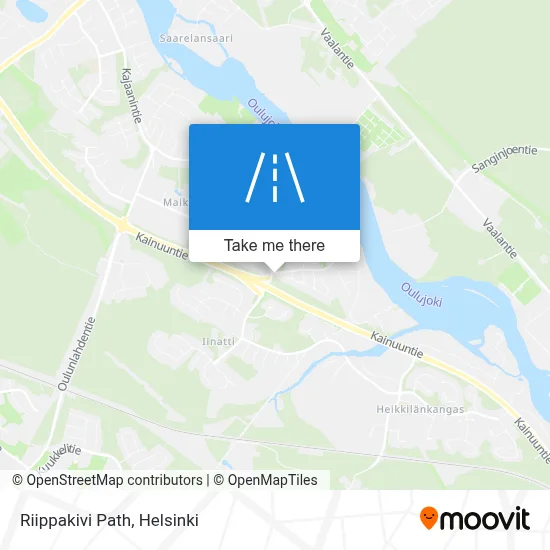 Riippakivi Path map