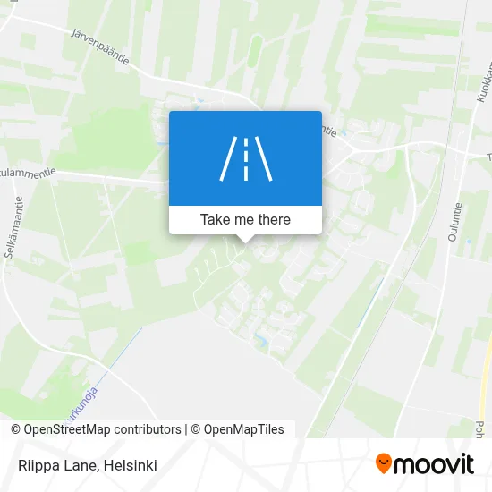 Riippa Lane map