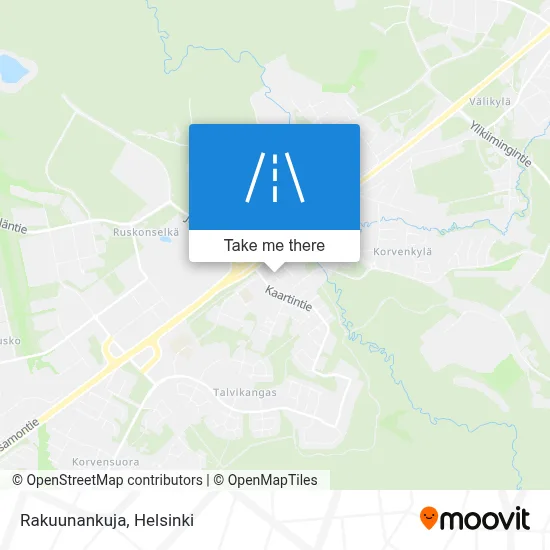Rakuunankuja map