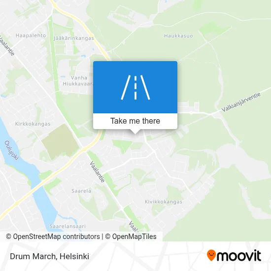 Drum March map