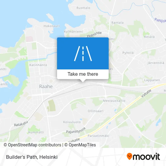 Builder's Path map