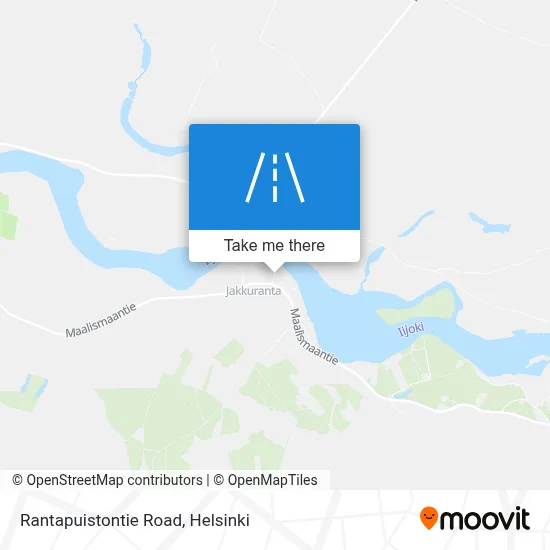 Rantapuistontie Road map