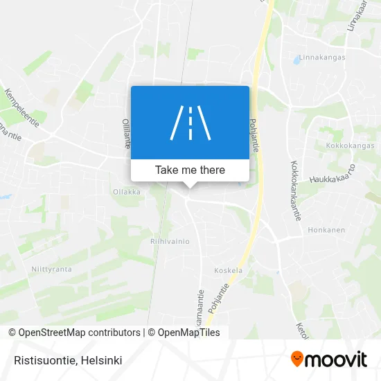 Ristisuontie map
