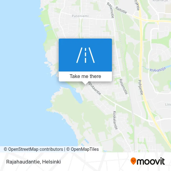 Rajahaudantie map