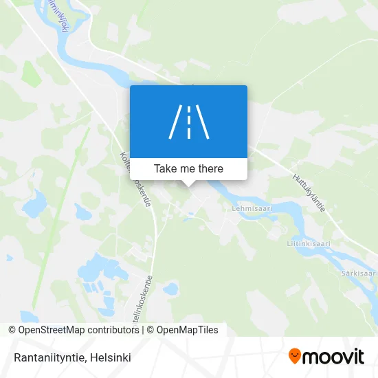 Rantaniityntie map