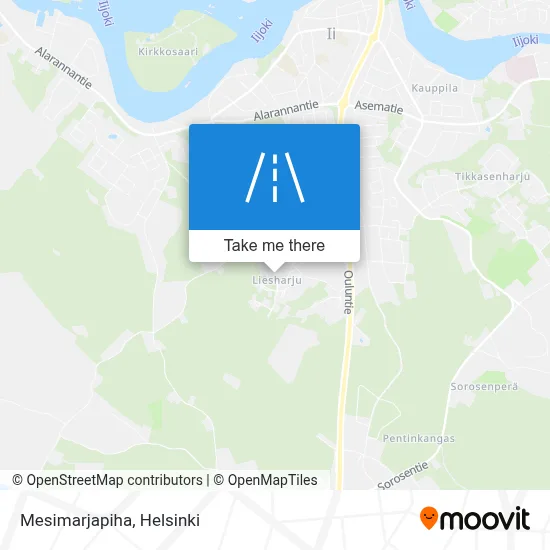 Mesimarjapiha map