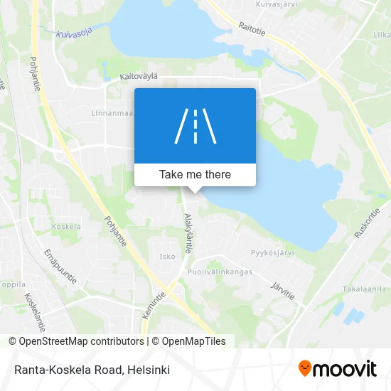 Ranta-Koskela Road map