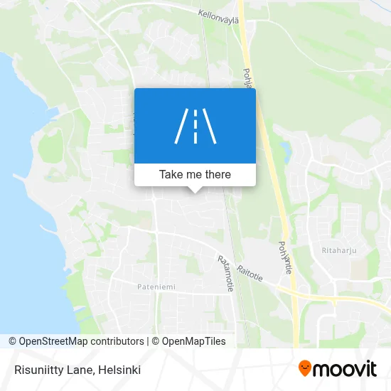 Risuniitty Lane map