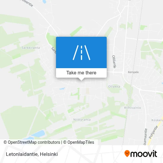 Letonlaidantie map