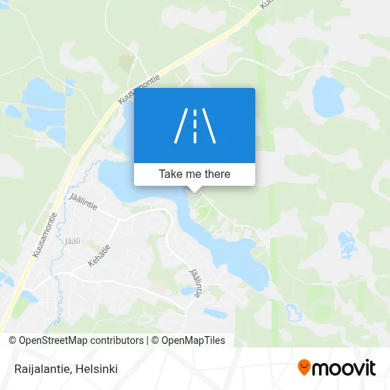 Raijalantie map