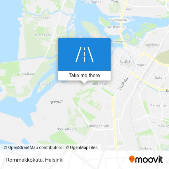Rommakkokatu map