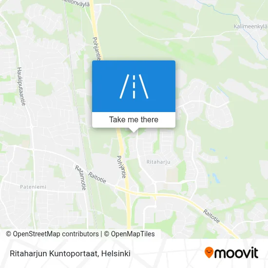 Ritaharjun Kuntoportaat map