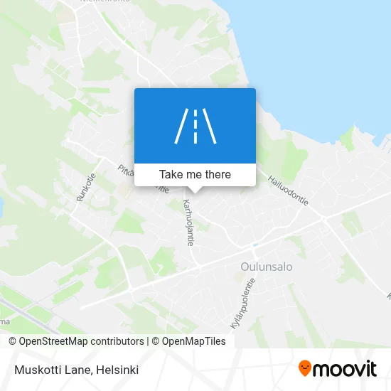 Muskotti Lane map