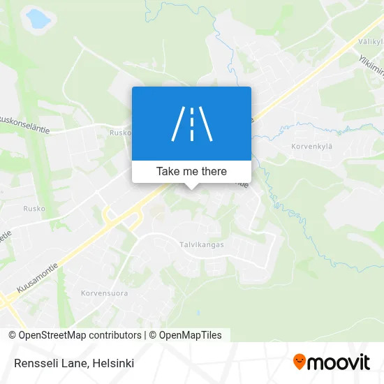 Rensseli Lane map