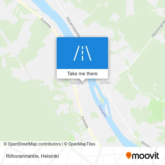 Riihorannantie map