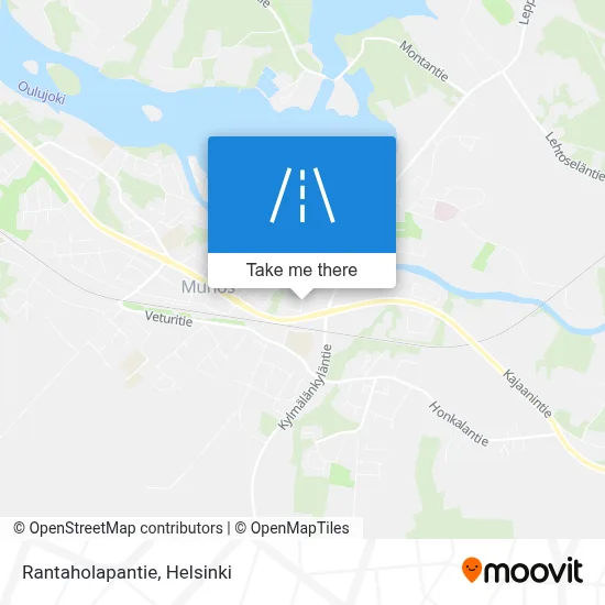 Rantaholapantie map