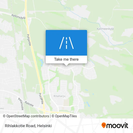 Rihlakkotie Road map