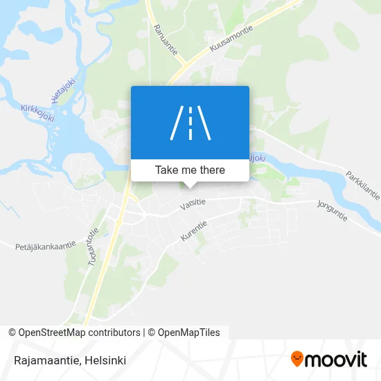 Rajamaantie map