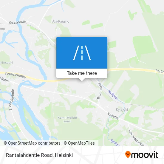 Rantalahdentie Road map