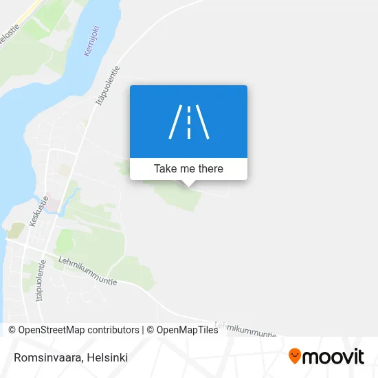 Romsinvaara map