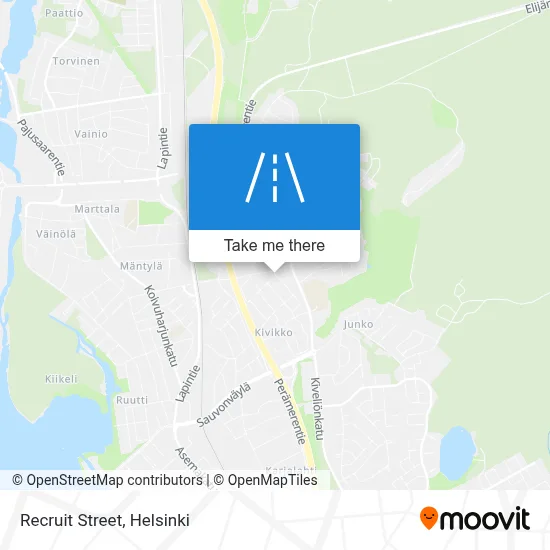 Recruit Street map