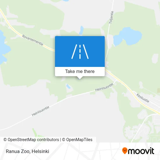 Ranua Zoo map