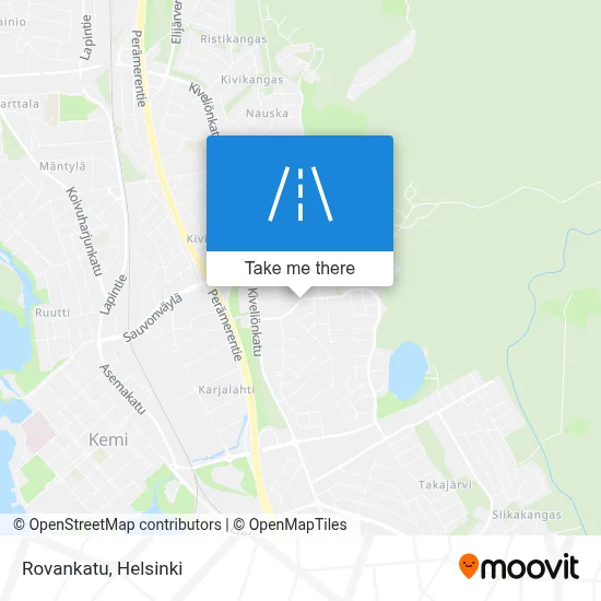 Rovankatu map