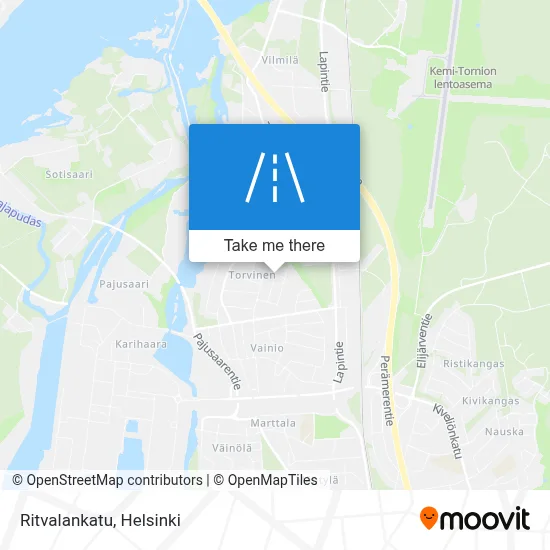 Ritvalankatu map