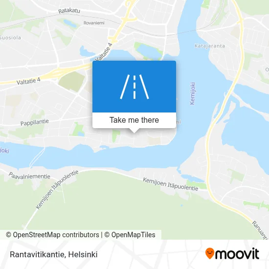 Rantavitikantie map