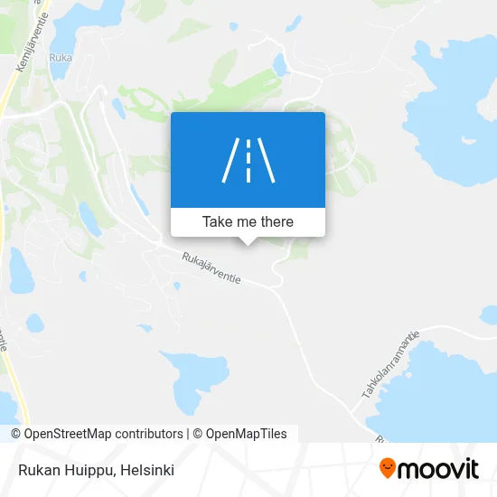 Rukan Huippu map
