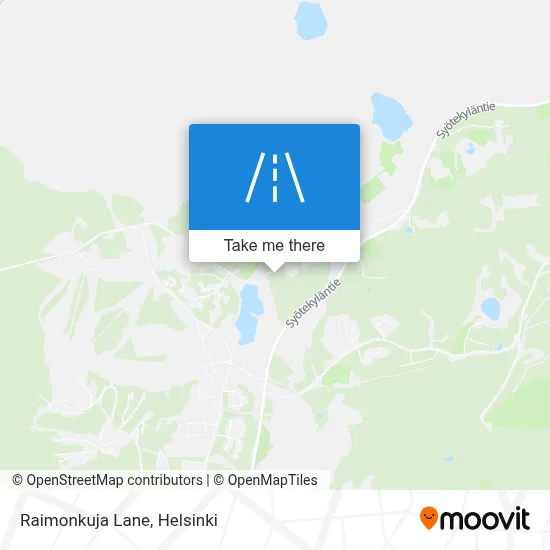 Raimonkuja Lane map