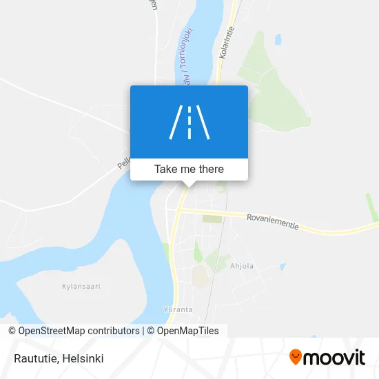 Raututie map