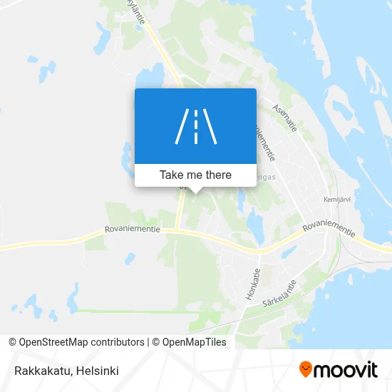 Rakkakatu map