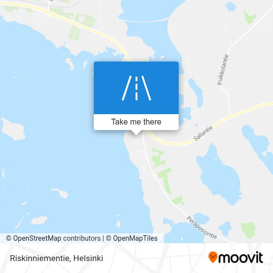 Riskinniementie map